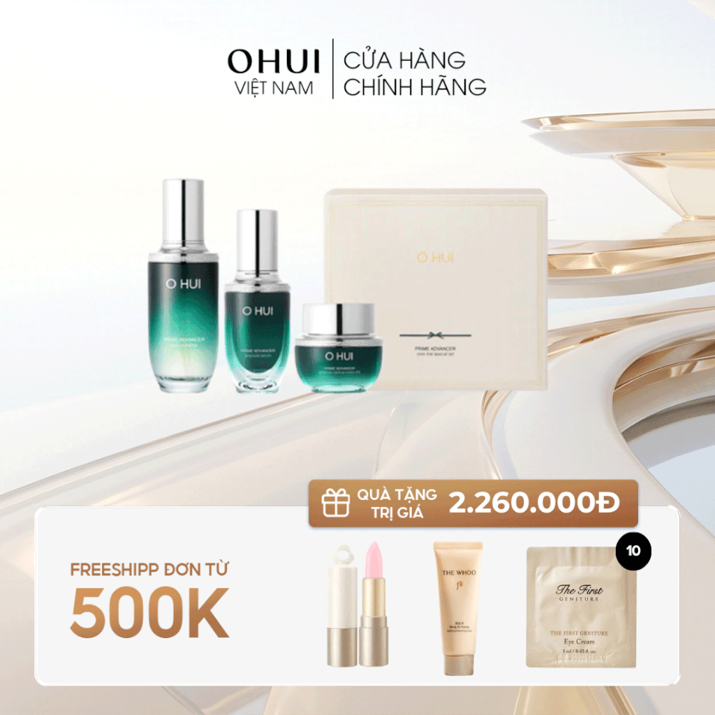 Bộ Dưỡng Da Ohui Prime Advancer Core Trial Set