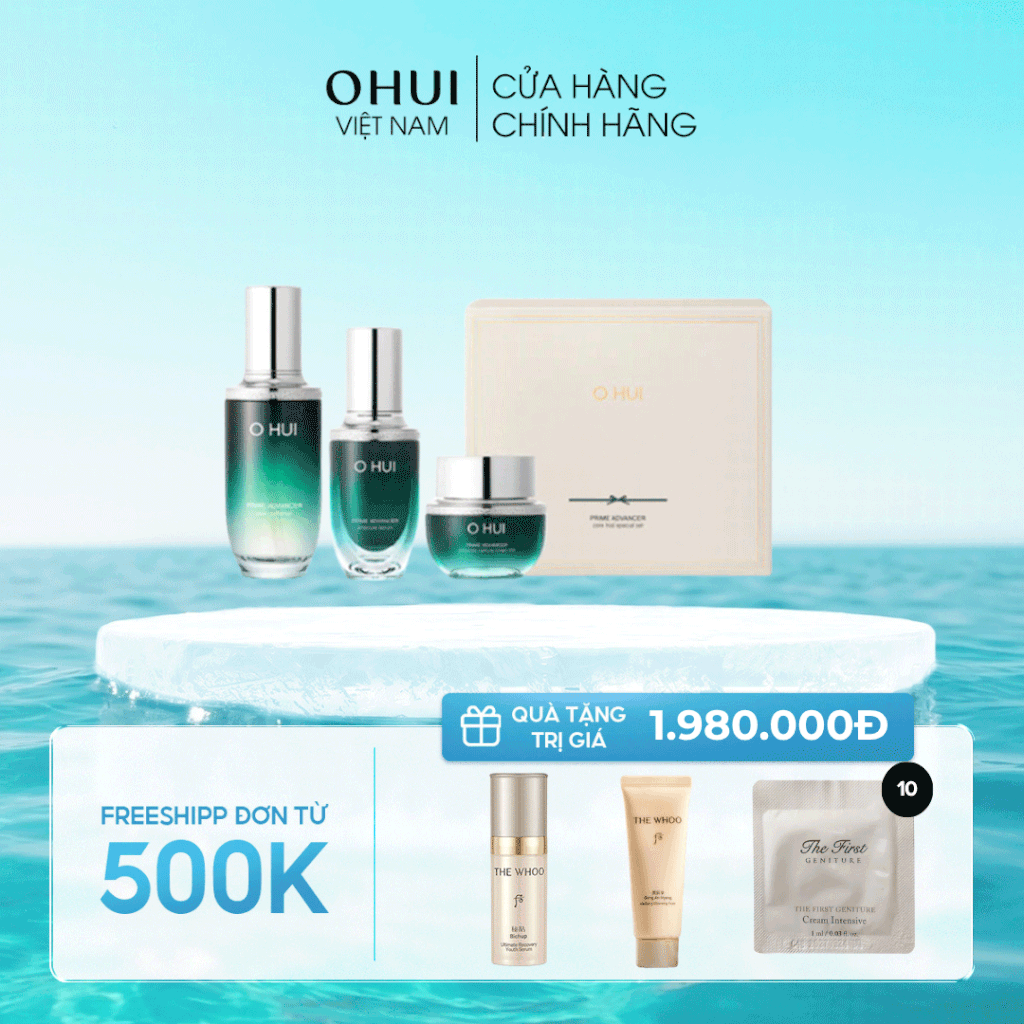Bộ Dưỡng Da Ohui Prime Advancer Core Trial Set