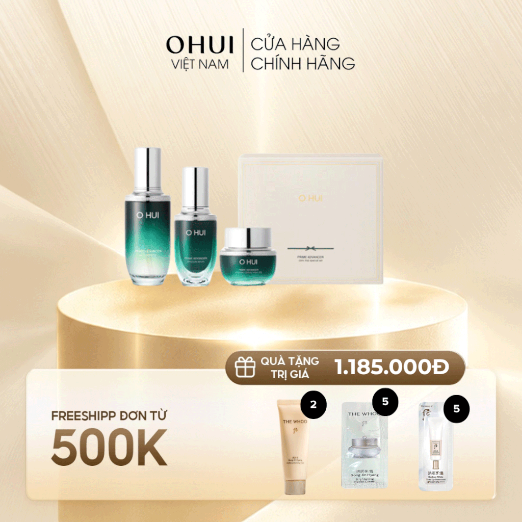 Bộ Dưỡng Da Ohui Prime Advancer Core Trial Set
