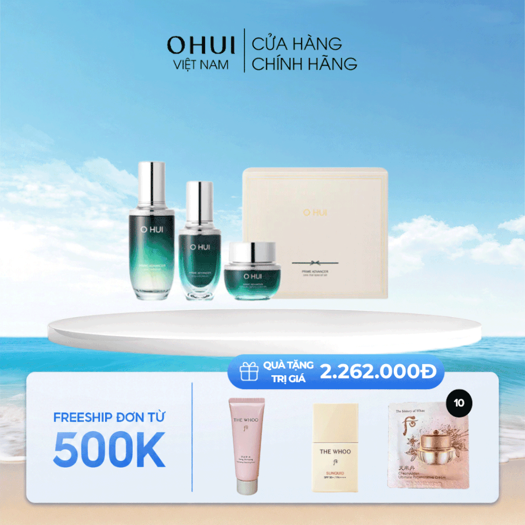 Bộ Dưỡng Da Ohui Prime Advancer Core Trial Set