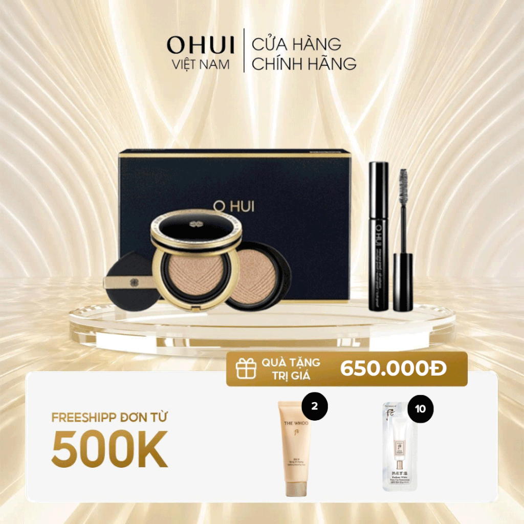 Bộ Phấn Nước Ohui Ultimate Cover Lifting Cushion Special Set