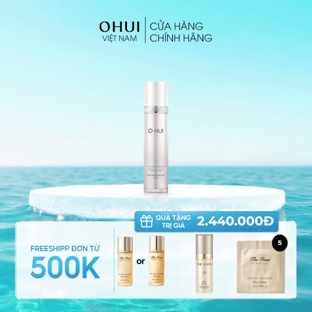 Tinh chất dưỡng trắng da OHUI Extreme White Serum