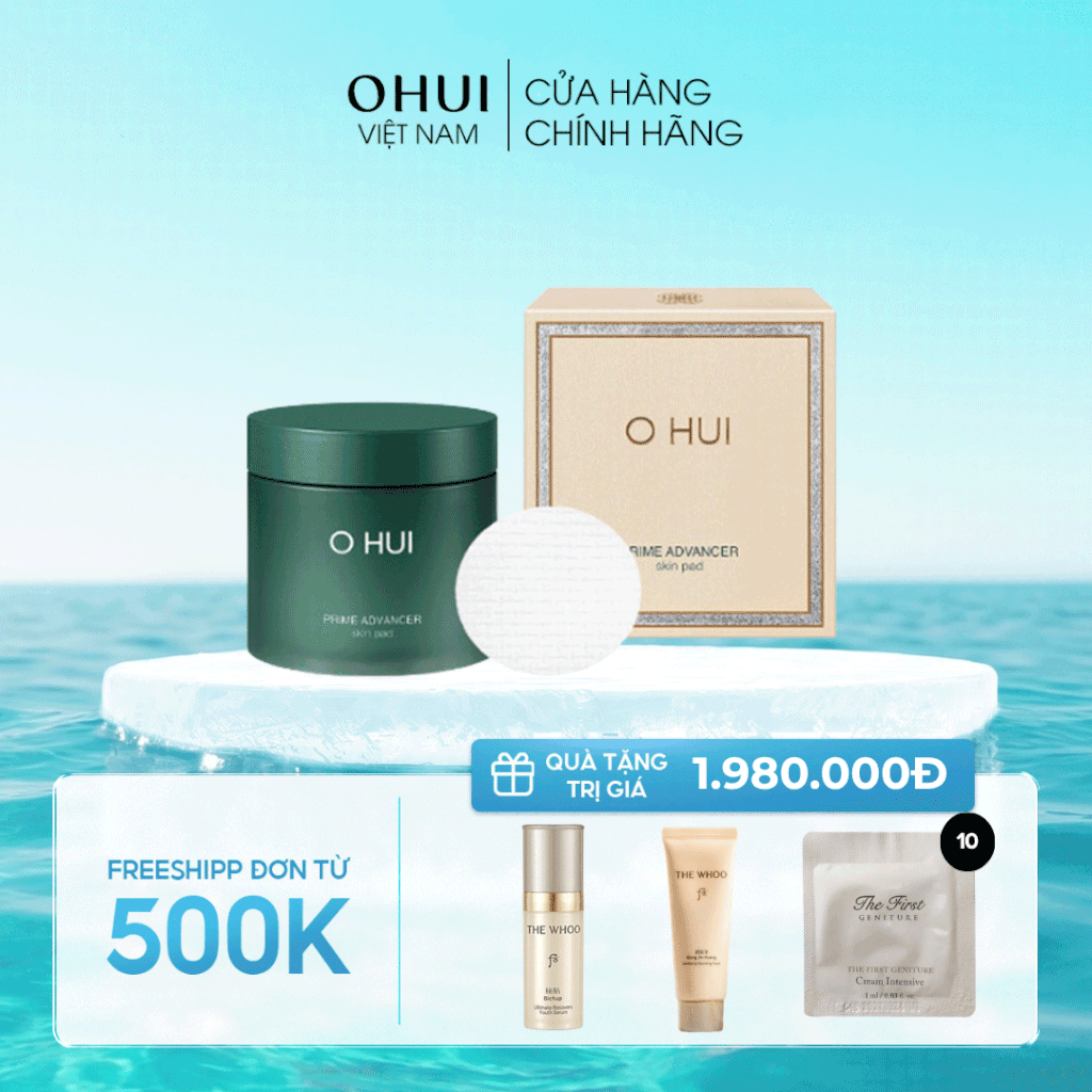 Bông Dưỡng Da Ohui Prime Advancer Skin Pad Trẻ Hóa Toàn Diện