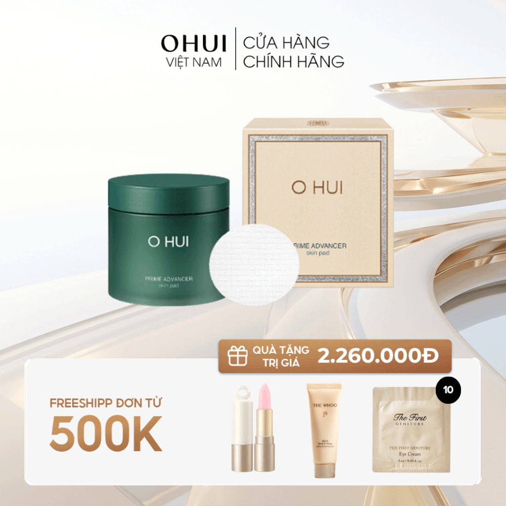 Bông Dưỡng Da Ohui Prime Advancer Skin Pad Trẻ Hóa Toàn Diện