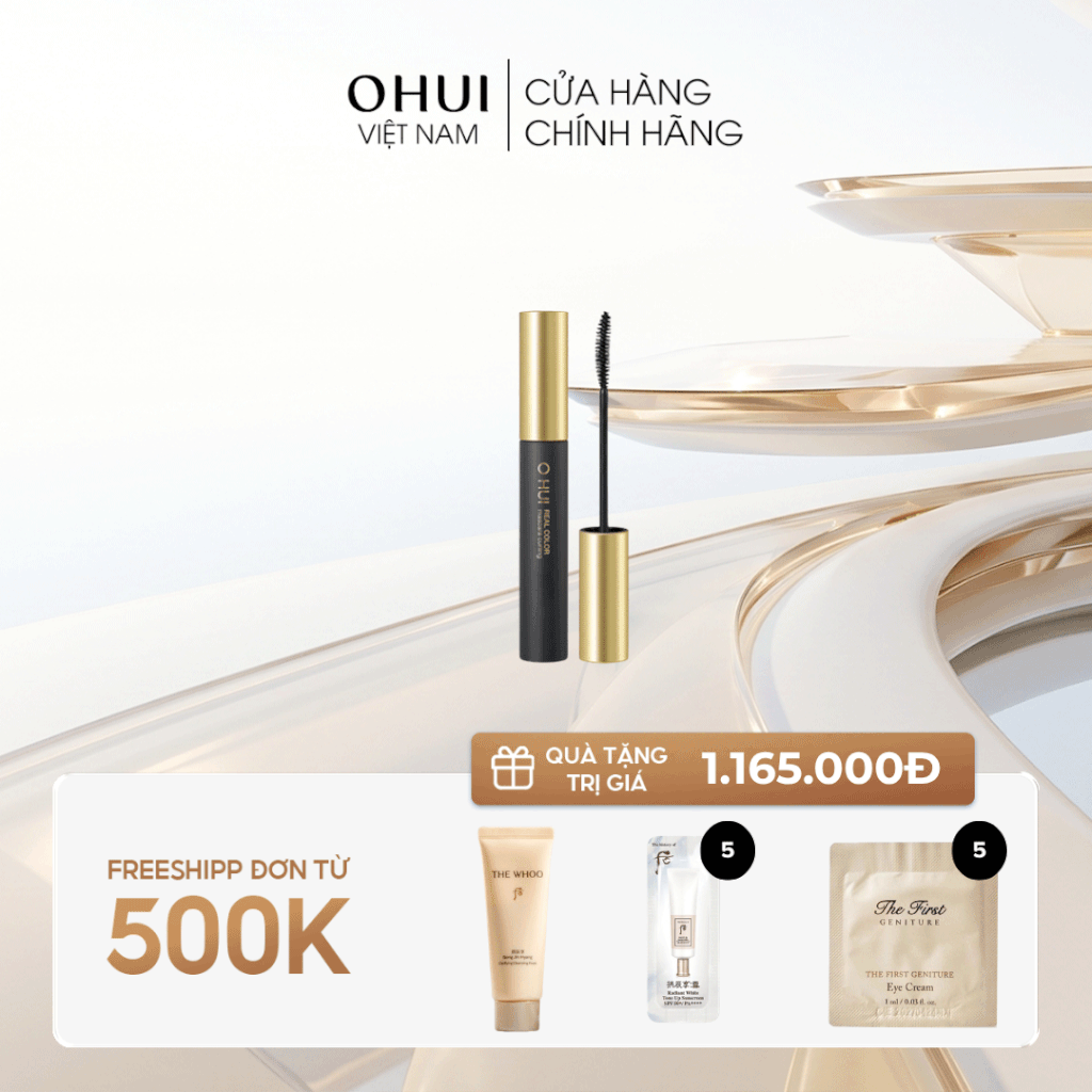 Ohui Real Color Mascara Curling 01 Black