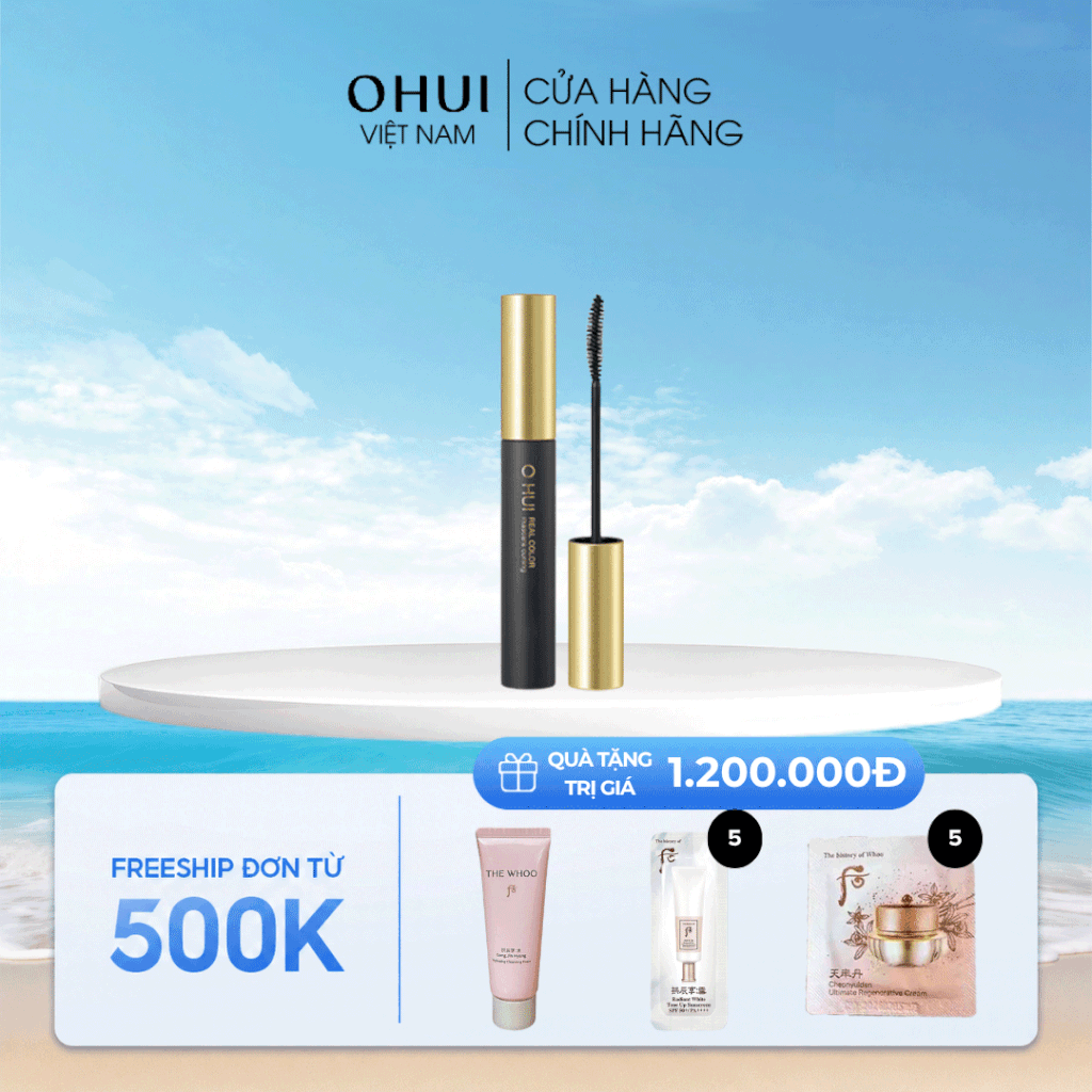 Ohui Real Color Mascara Curling 01 Black