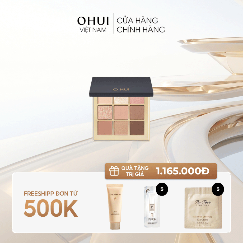Bảng Phấn Mắt OHUI Real Color Eye Palette 9 Màu