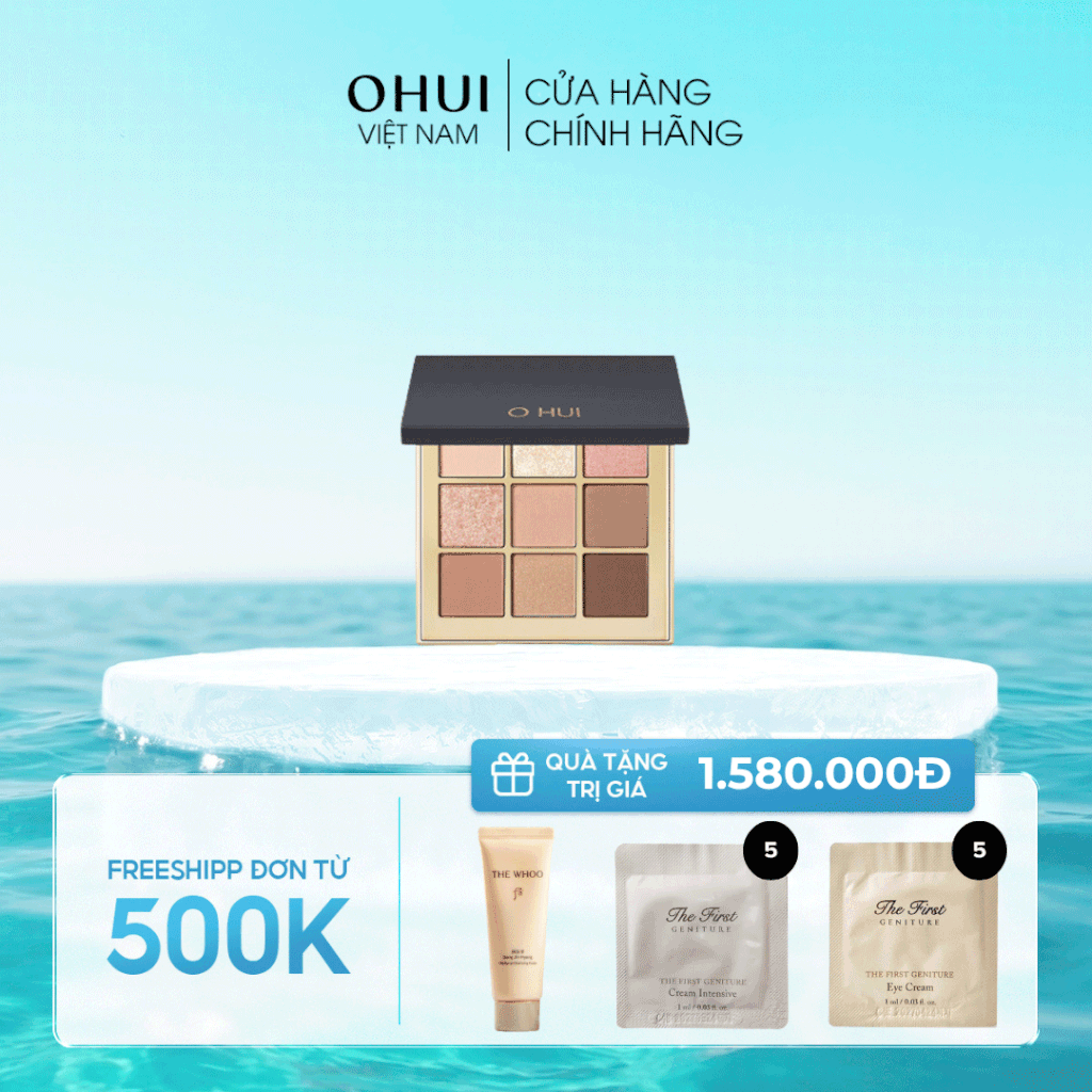 Bảng Phấn Mắt OHUI Real Color Eye Palette 9 Màu