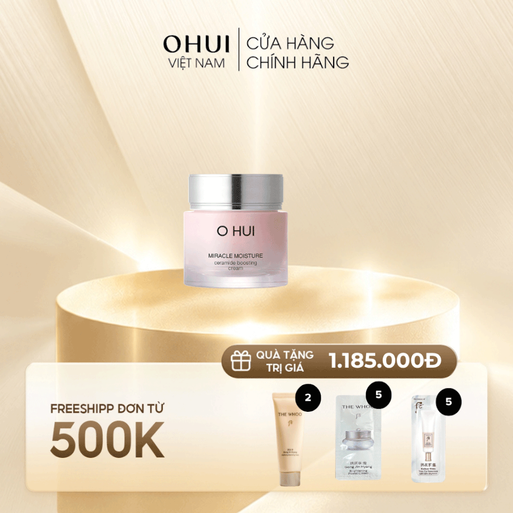 Kem dưỡng ẩm sâu OHUI Miracle Moisture Cream