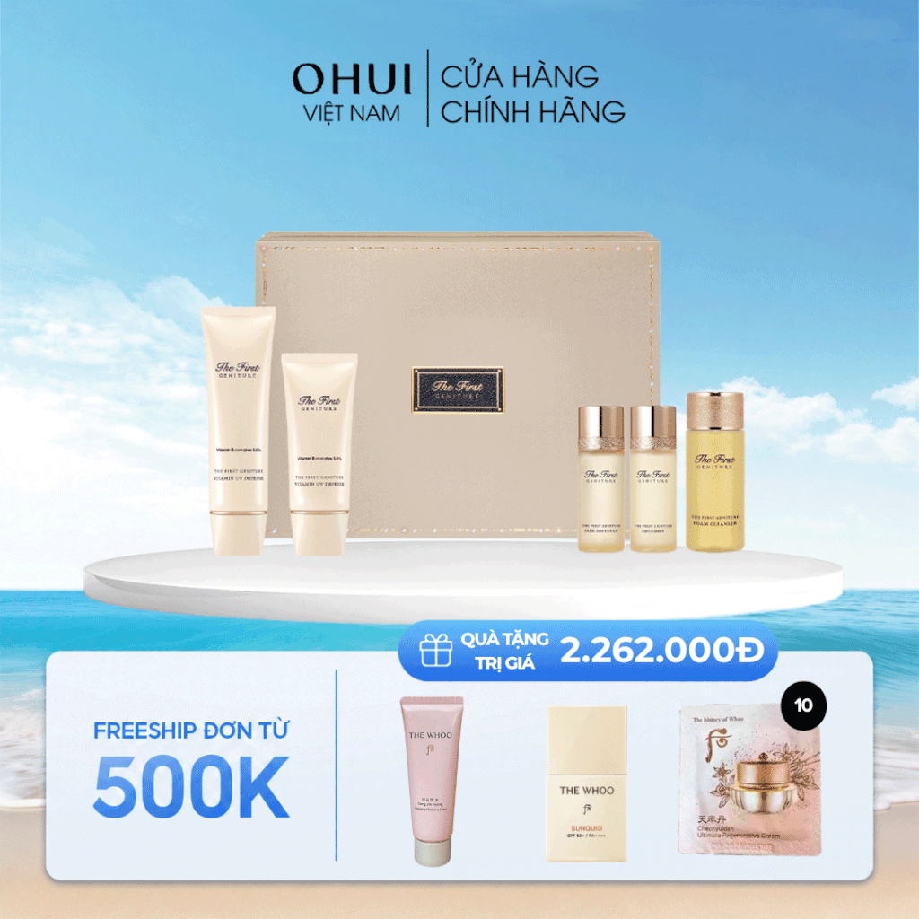 Bộ Kem Chống Nắng OHUI The First Geniture Vitamin Uv Defense 5pcs