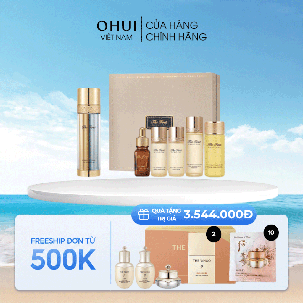 Bộ Tinh Chất Sáng Da Ohui The First Brightening Dual Serum