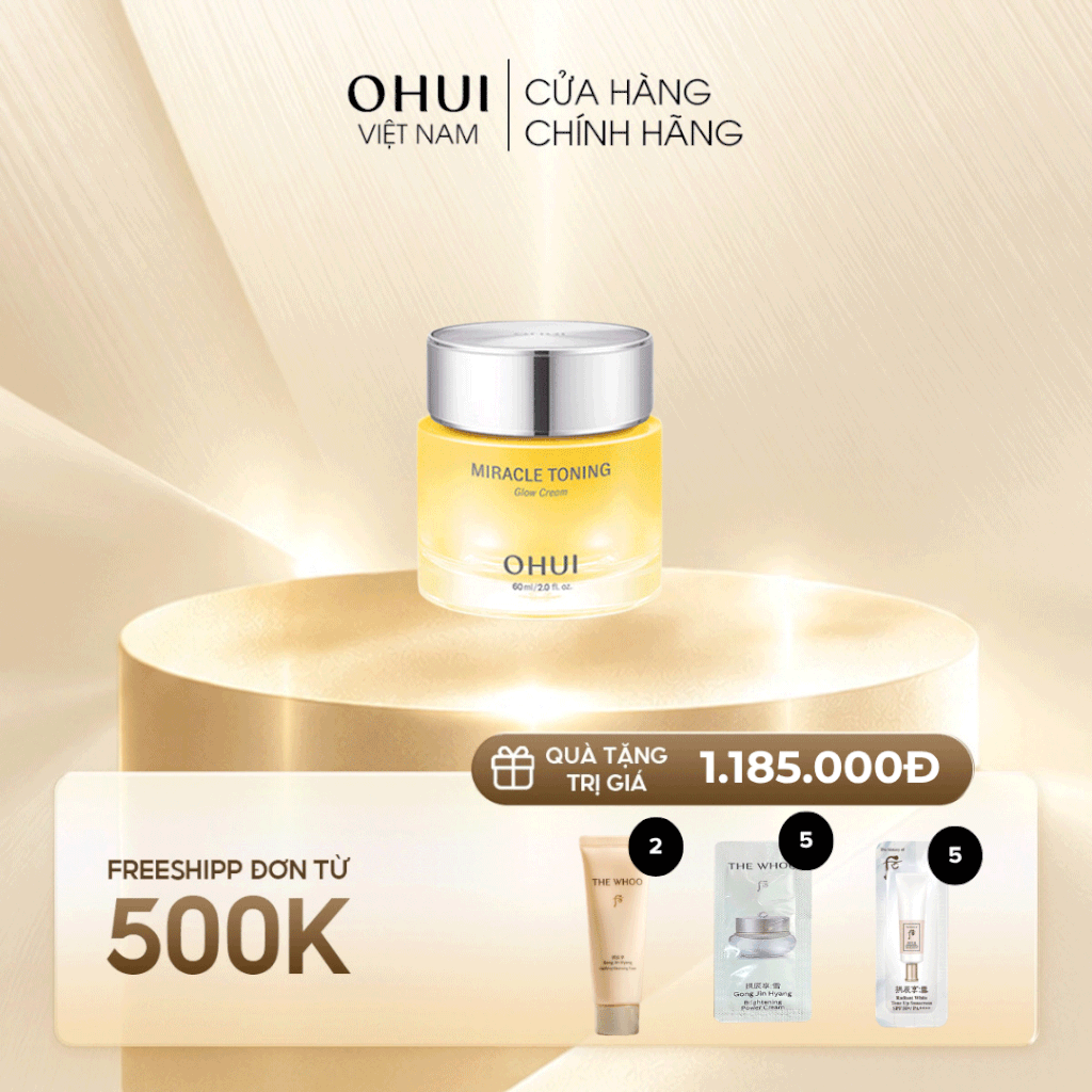 Kem Dưỡng Ohui Miracle Toning Glow Cream