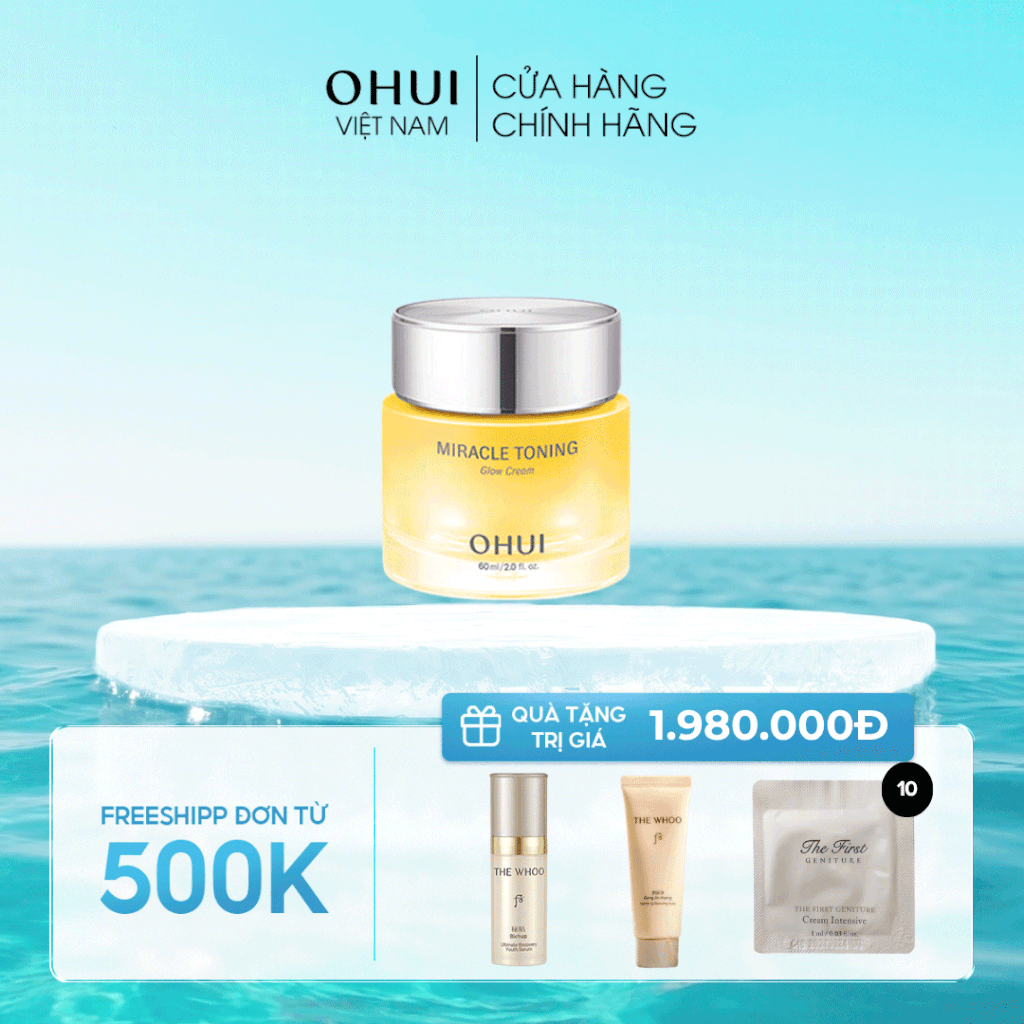 Kem Dưỡng Ohui Miracle Toning Glow Cream