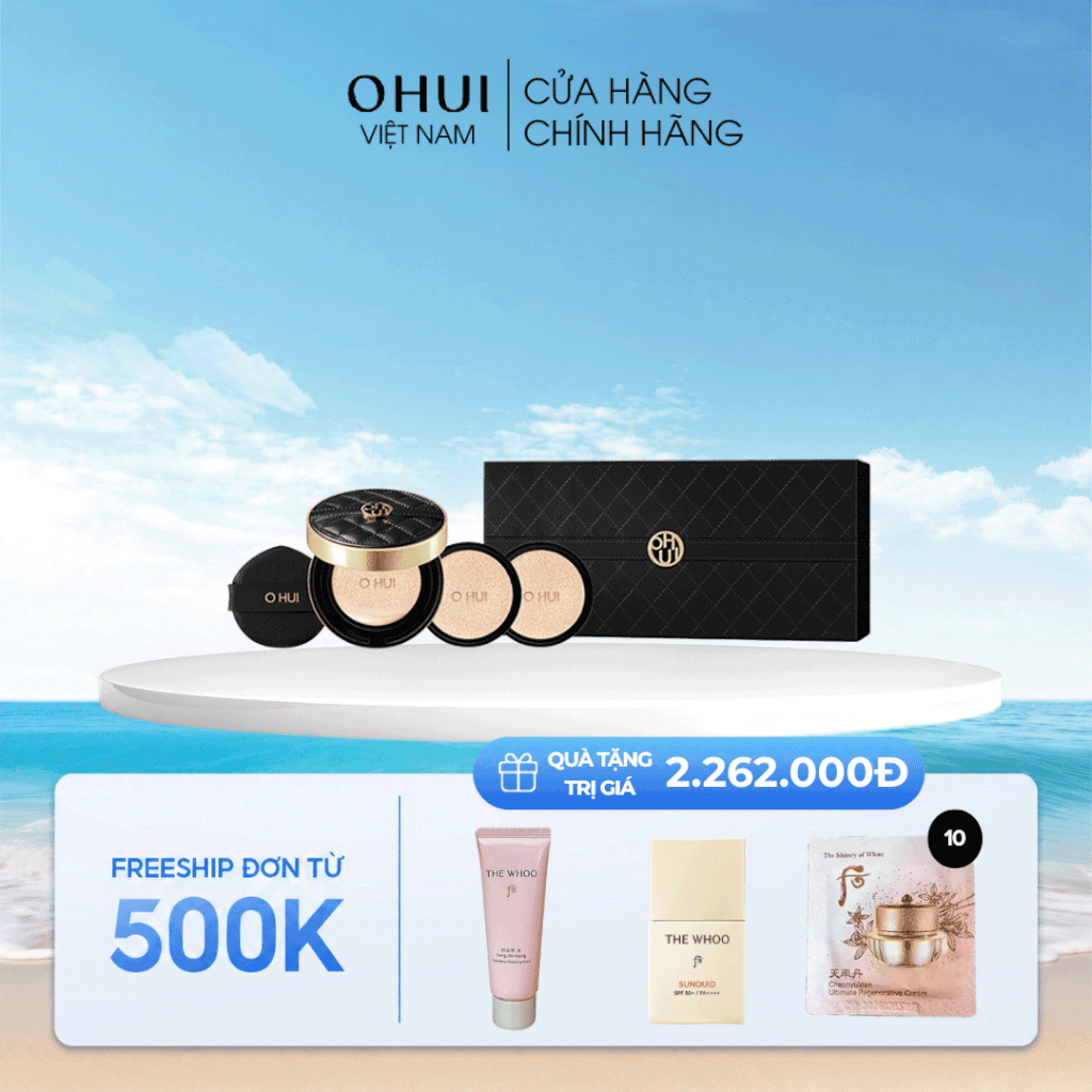 Bộ phấn Nước Ohui Ultimate Cover The Couture Cushion 3pcs