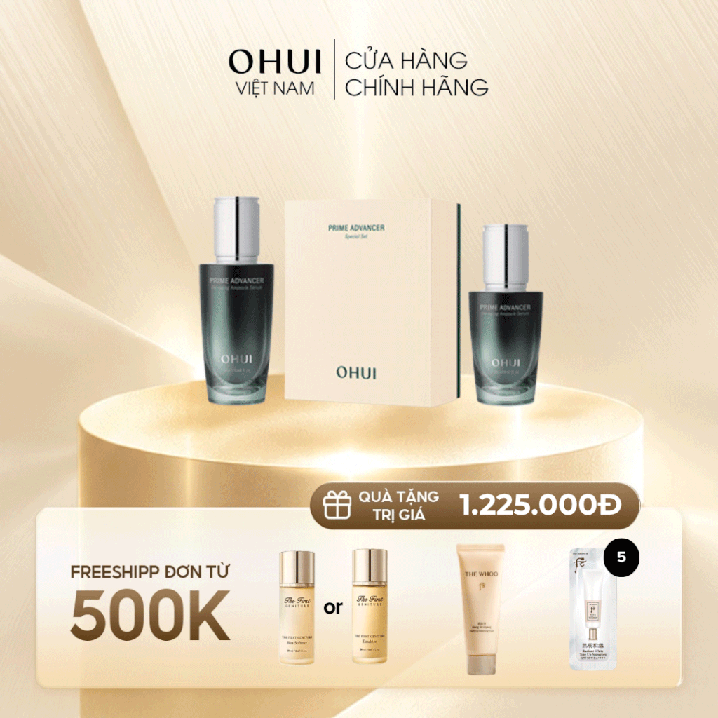 Bộ Tinh Chất Ohui Prime Advancer De Aging Ampoule Serum Special Set