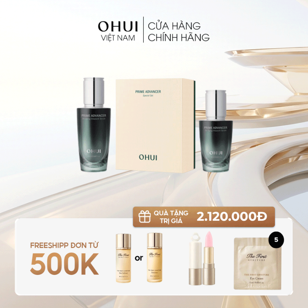 Bộ Tinh Chất Ohui Prime Advancer De Aging Ampoule Serum Special Set