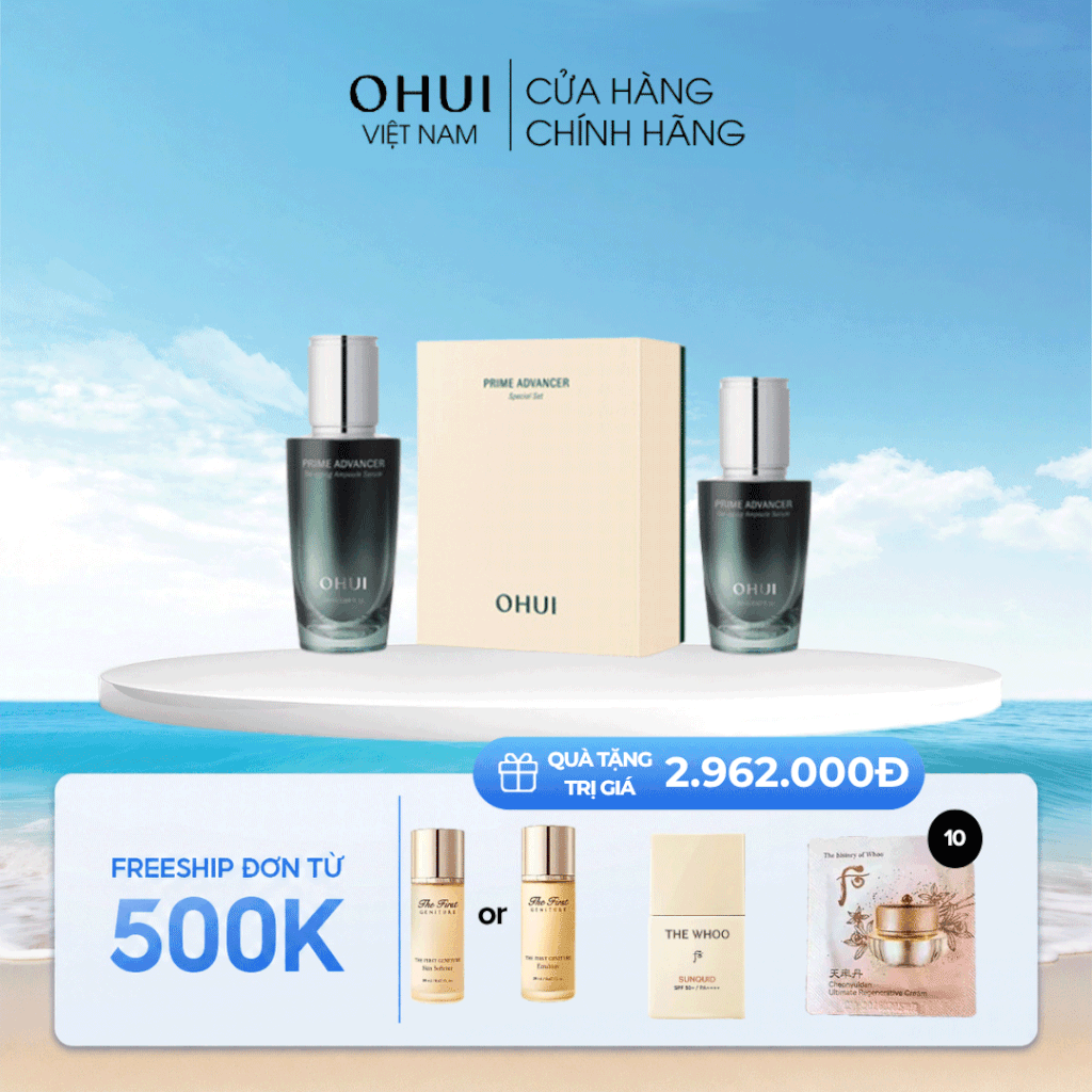 Bộ Tinh Chất Ohui Prime Advancer De Aging Ampoule Serum Special Set