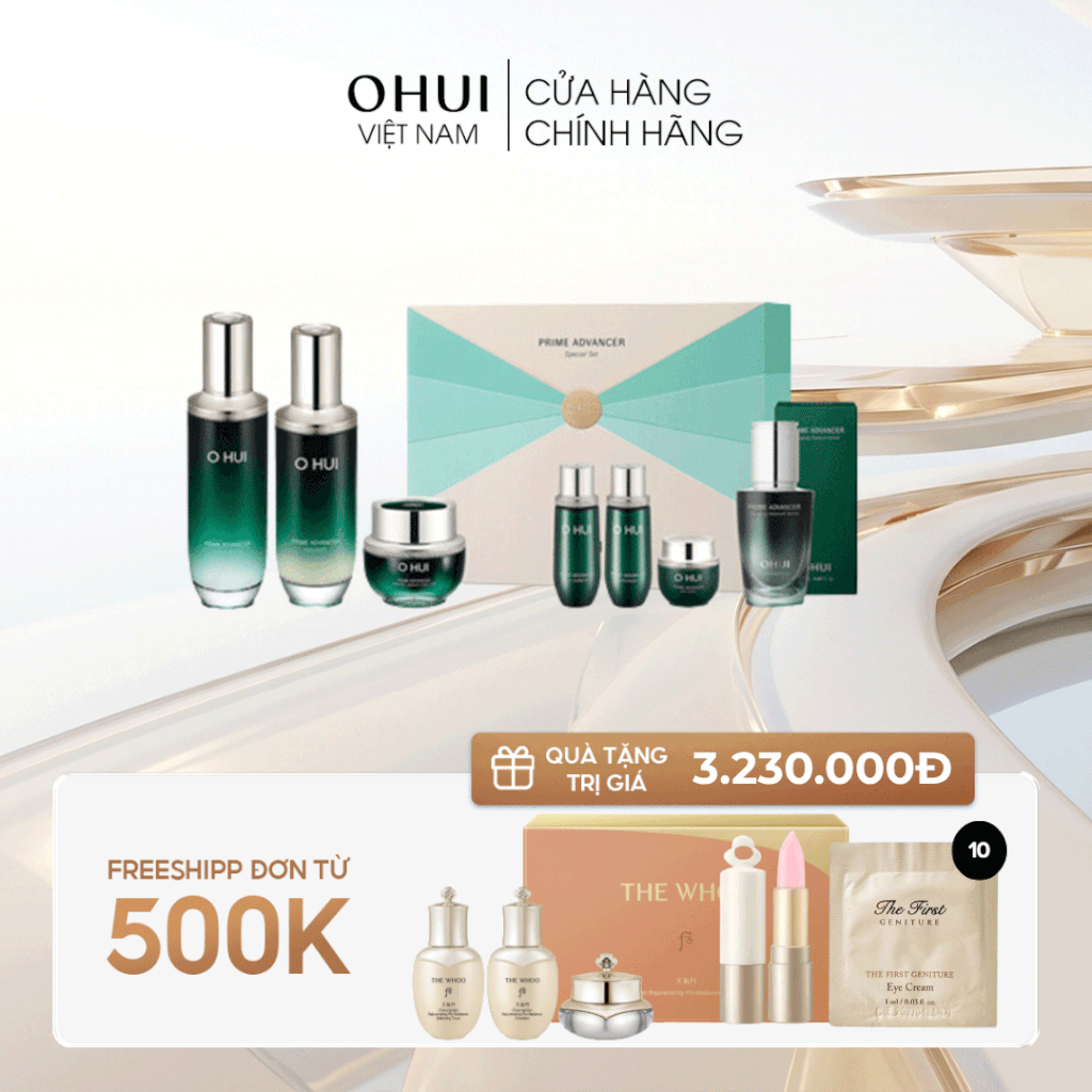 Bộ Dưỡng Da Ohui Prime Advancer 3pcs Special Set