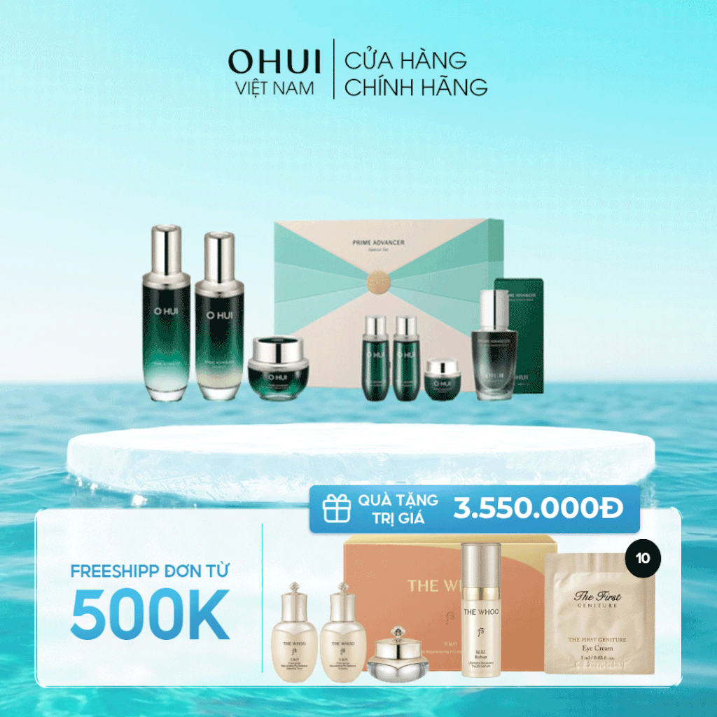 Bộ Dưỡng Da Ohui Prime Advancer 3pcs Special Set
