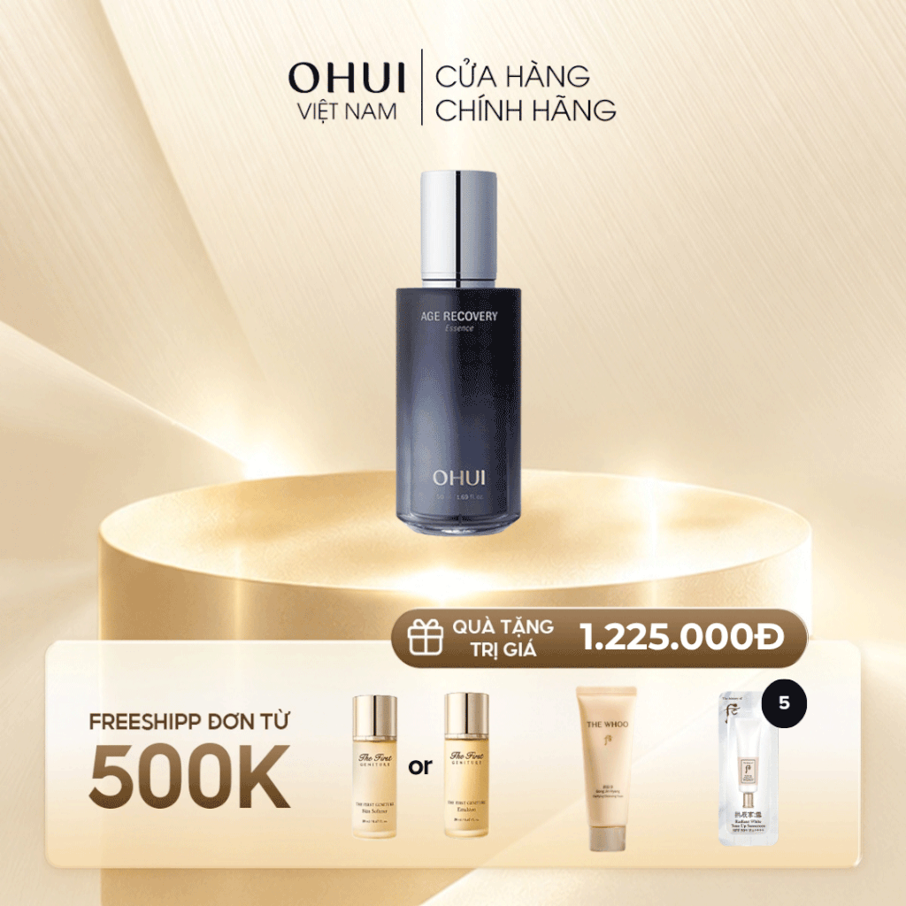 Tinh chất cải thiện nếp nhăn OHUI Age Recovery Essence