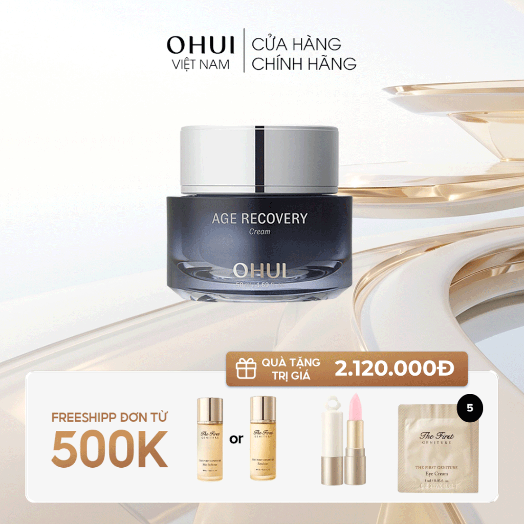 Kem dưỡng cải thiện nếp nhăn OHUI Age Recovery Cream