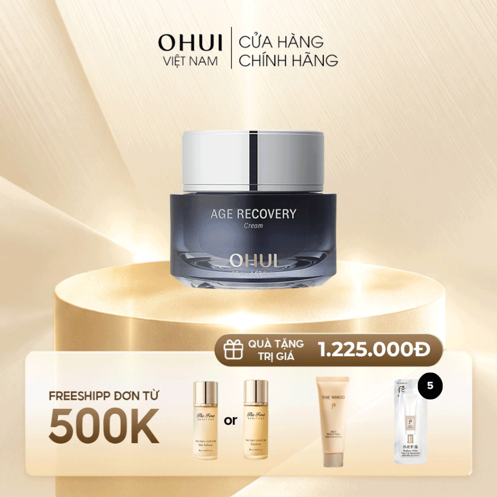 Kem dưỡng cải thiện nếp nhăn OHUI Age Recovery Cream