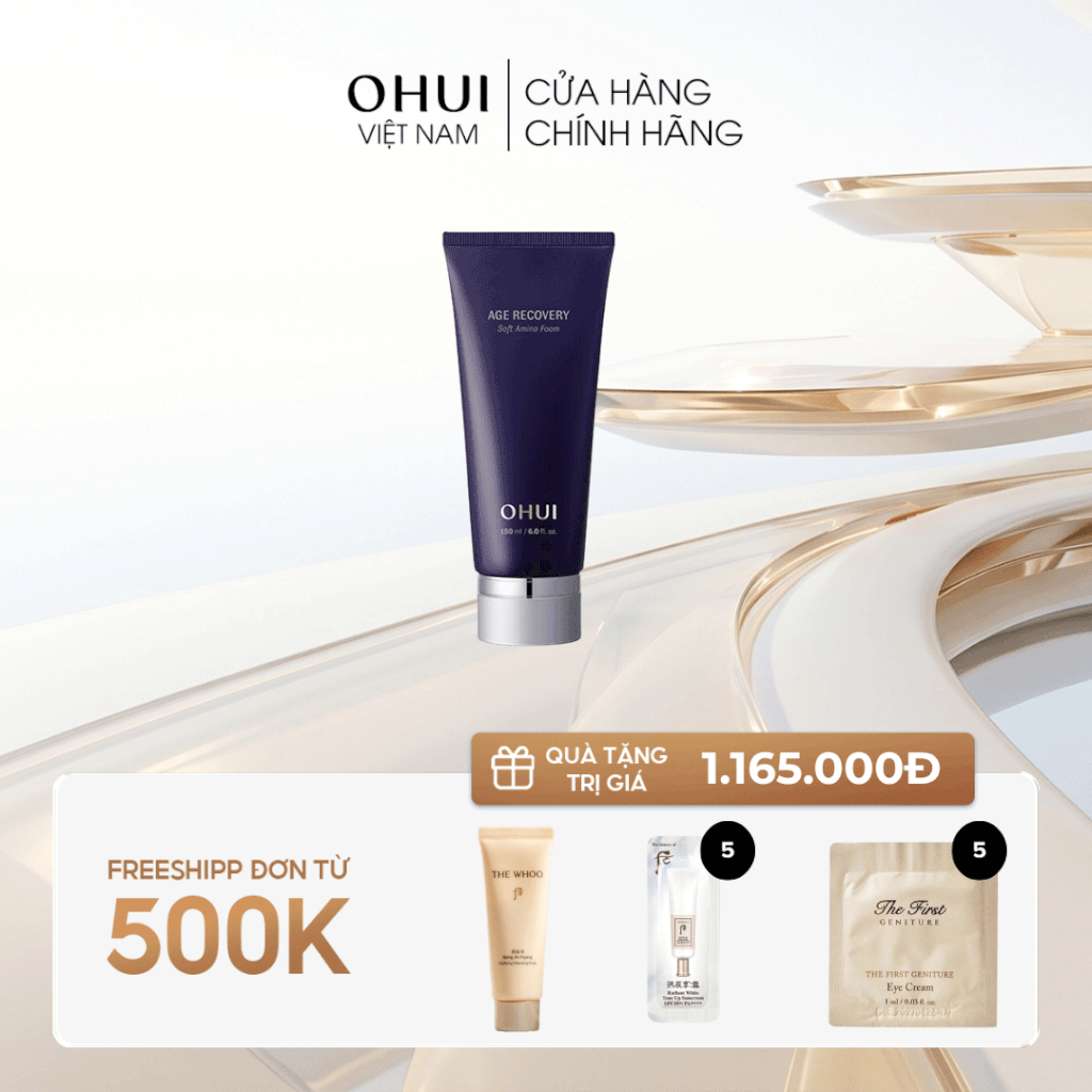 Sữa rửa mặt cải thiện nếp nhăn Ohui Age Recovery Foam Cleanser