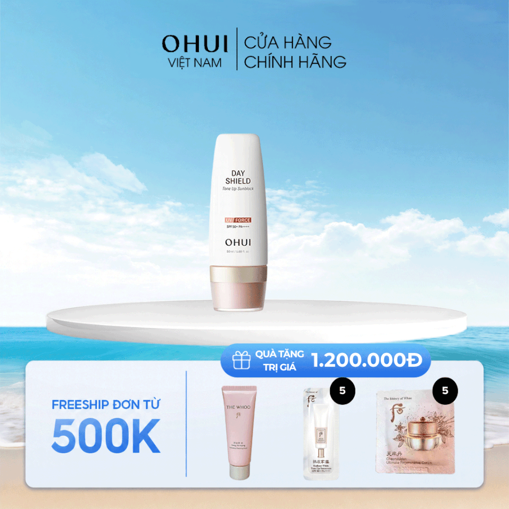Kem chống nắng nâng tone OHUI UV Force Tone Up