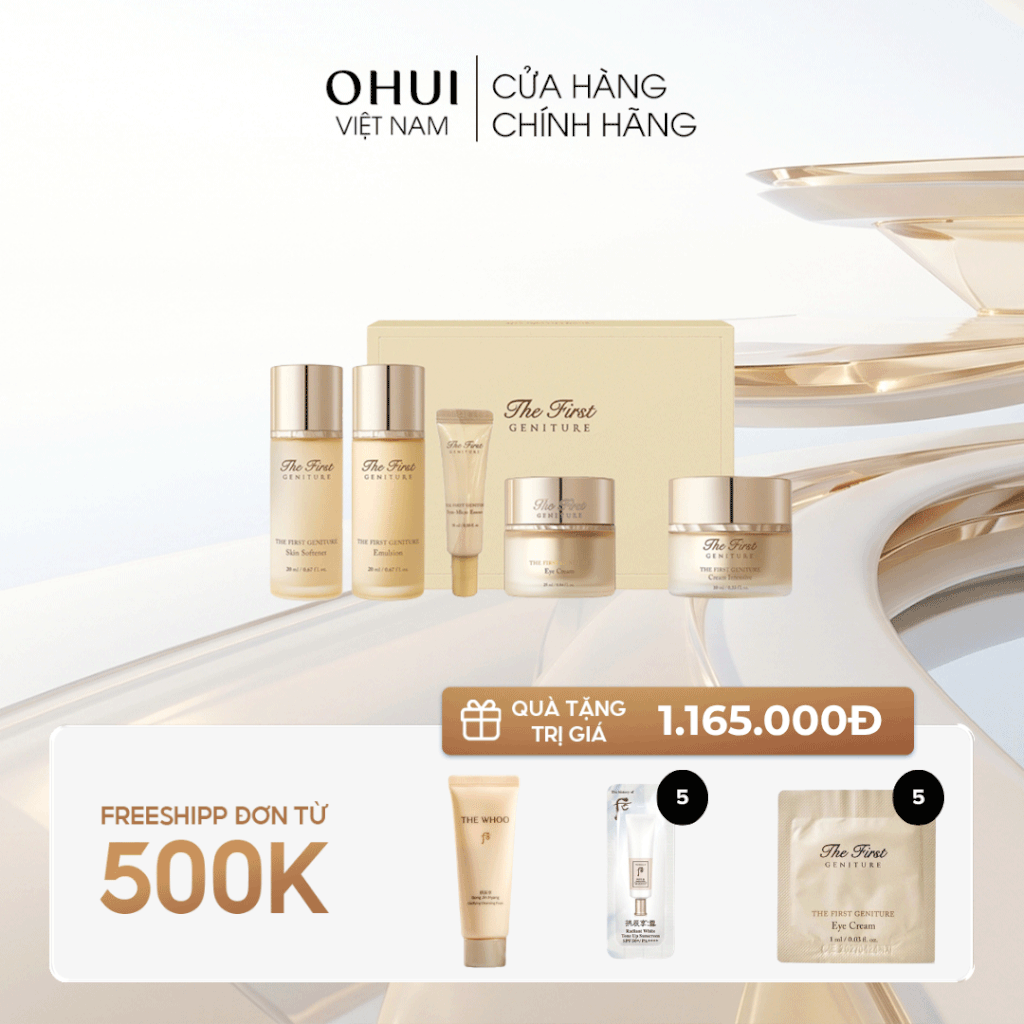 Bộ Dưỡng Trẻ Hóa Da O Hui The First Mini 5 pcs