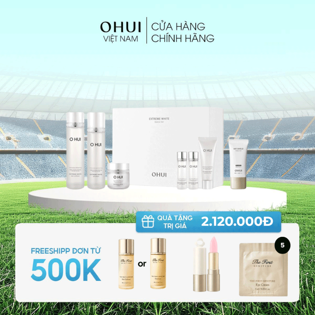 Bộ Dưỡng Da Ohui Extreme White 7pcs Special Set