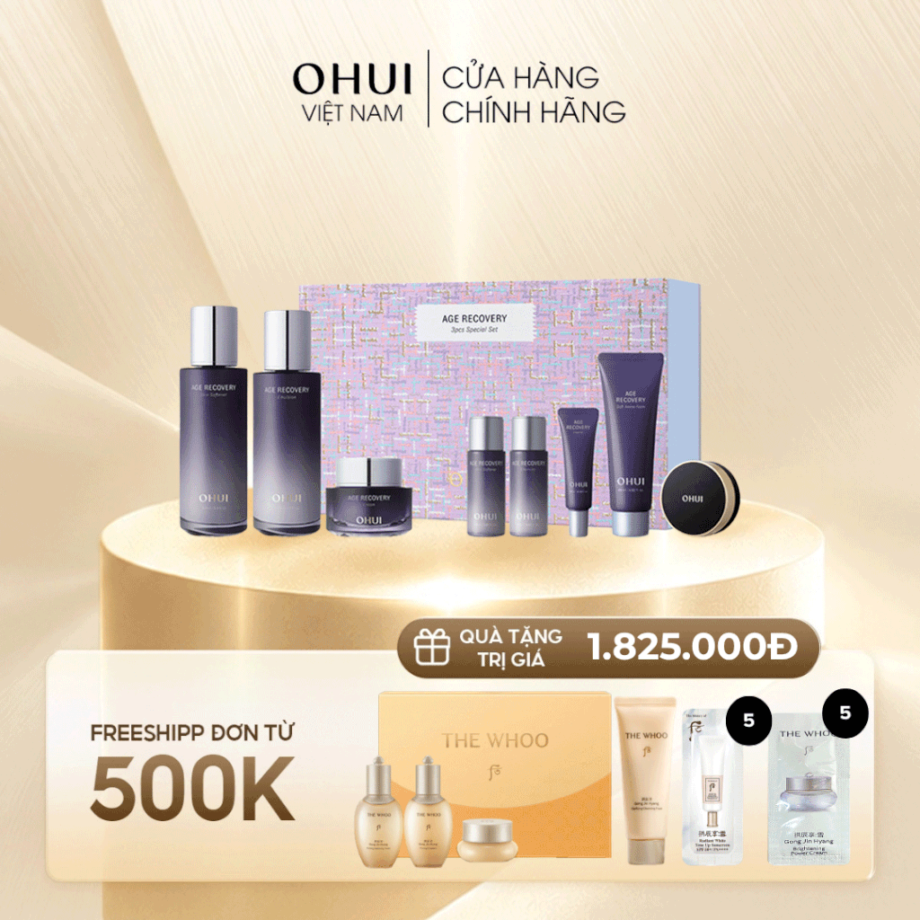 Bộ Phục Hồi Da Ohui Age Recovery 3pcs Special Set