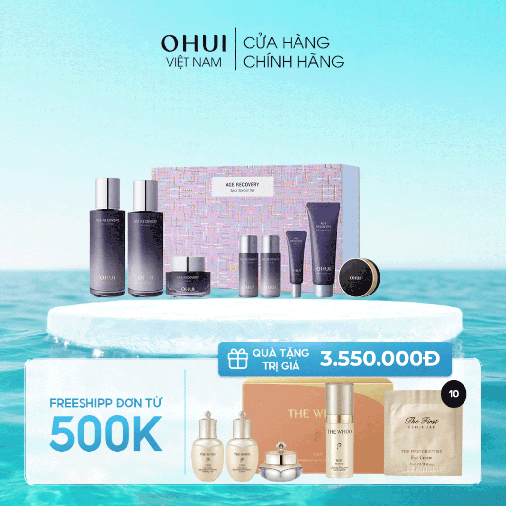 Bộ Phục Hồi Da Ohui Age Recovery 3pcs Special Set