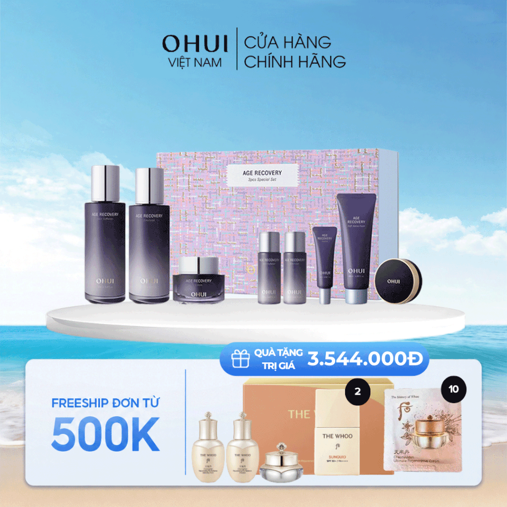 Bộ Phục Hồi Da Ohui Age Recovery 3pcs Special Set