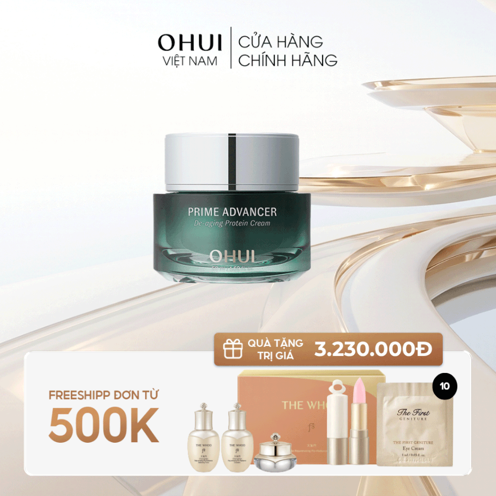 Kem Dưỡng Trẻ Hóa OHUI Prime Advancer De Aging Protein Cream