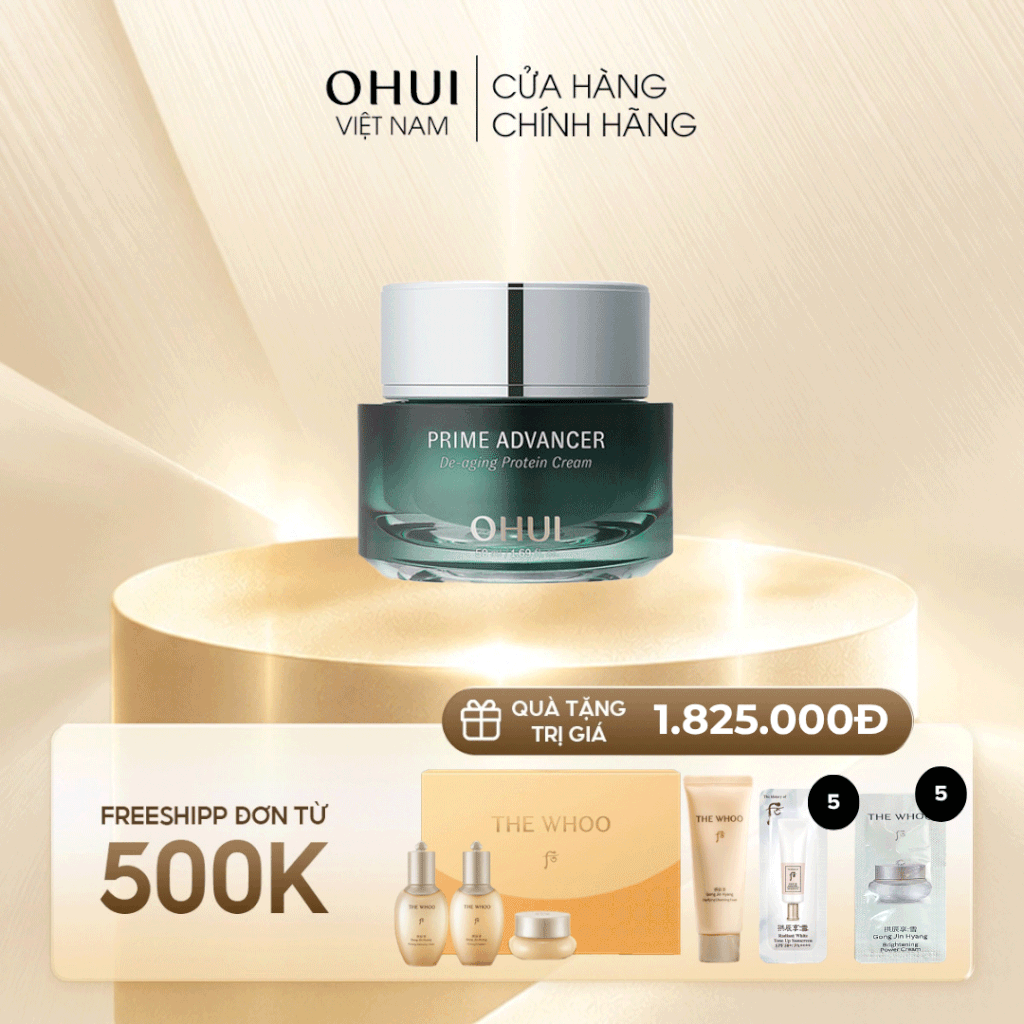 Kem Dưỡng Trẻ Hóa OHUI Prime Advancer De Aging Protein Cream