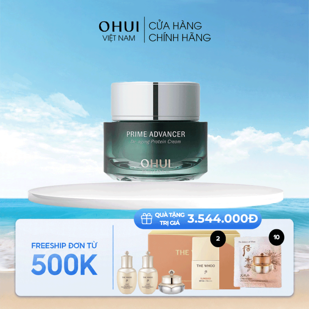 Kem Dưỡng Trẻ Hóa OHUI Prime Advancer De Aging Protein Cream