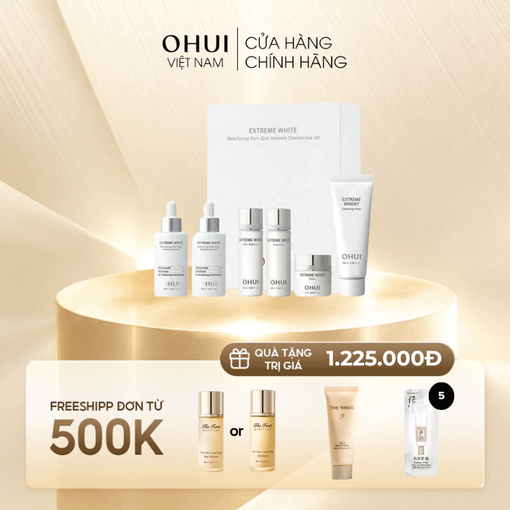 Bộ Dưỡng Da Ohui Extreme White Melatoing Due Set