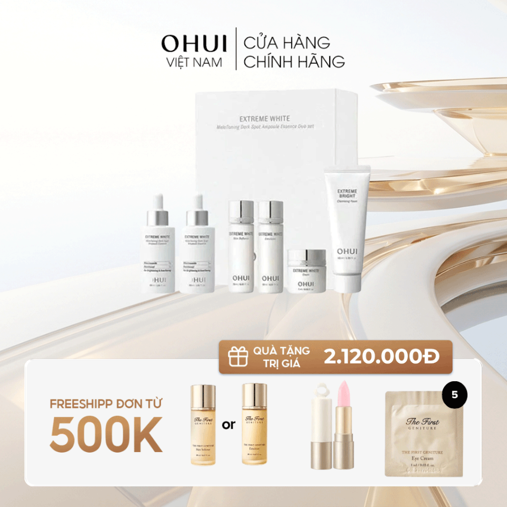 Bộ Dưỡng Da Ohui Extreme White Melatoing Due Set
