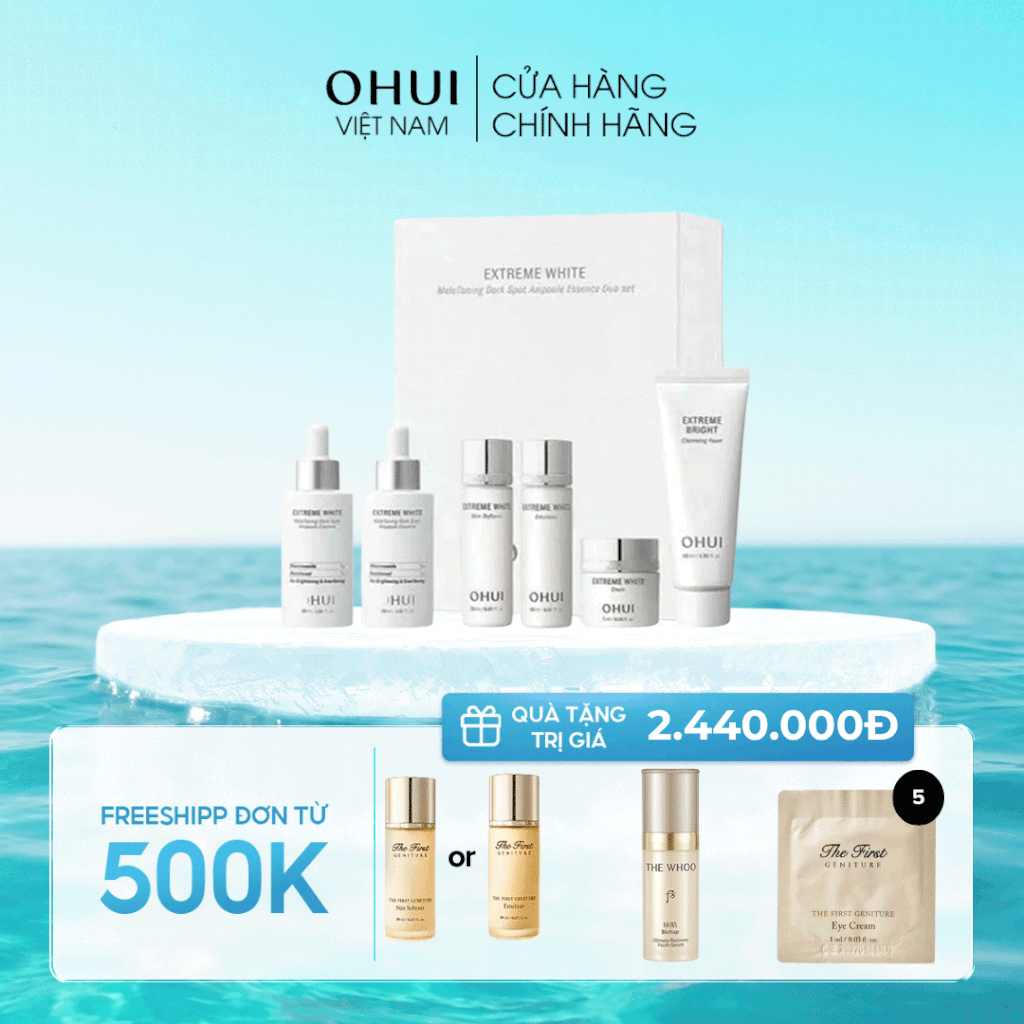 Bộ Dưỡng Da Ohui Extreme White Melatoing Due Set