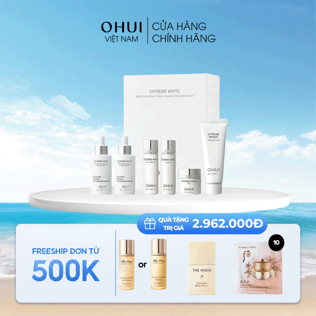 Bộ Dưỡng Da Ohui Extreme White Melatoing Due Set