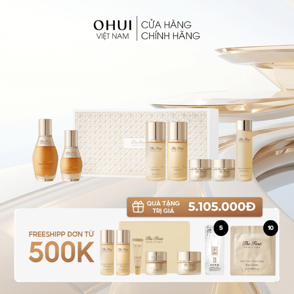 Bộ Tinh Chất Vàng Ohui The First Geniture Ampoule Advanced Set