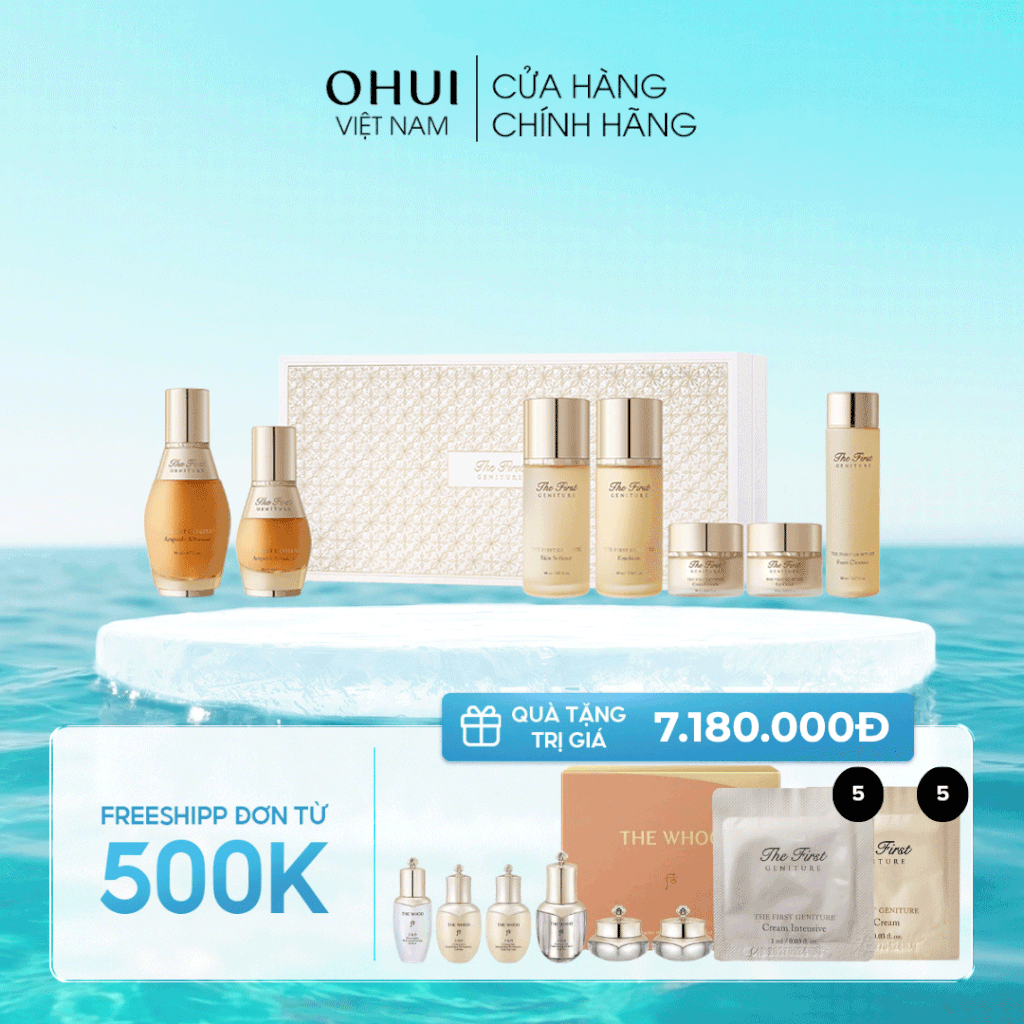 Bộ Tinh Chất Vàng Ohui The First Geniture Ampoule Advanced Set