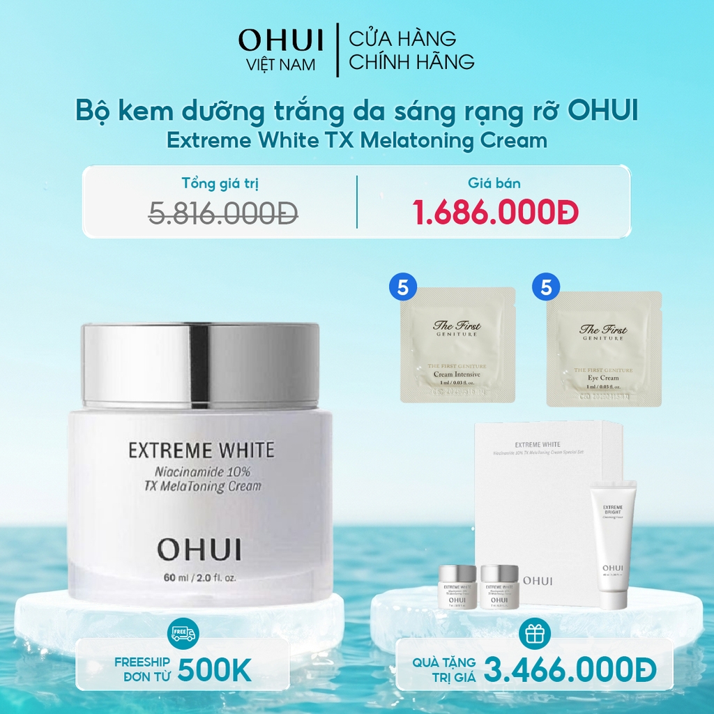 Bộ Dưỡng Da Ohui Extreme White MelaToning Cream Special Set