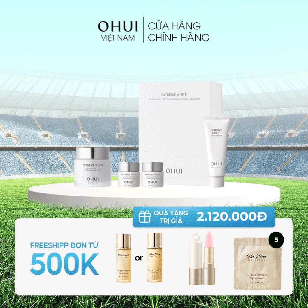 Bộ Dưỡng Da Ohui Extreme White MelaToning Cream Special Set