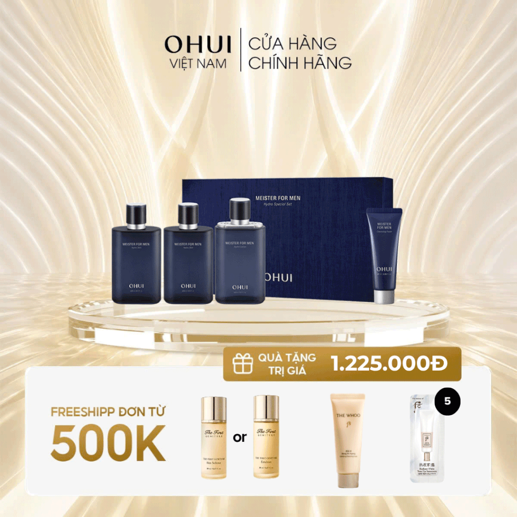 Bộ Dưỡng Da Cho Nam Ohui Meister For Men Hydra Special Set