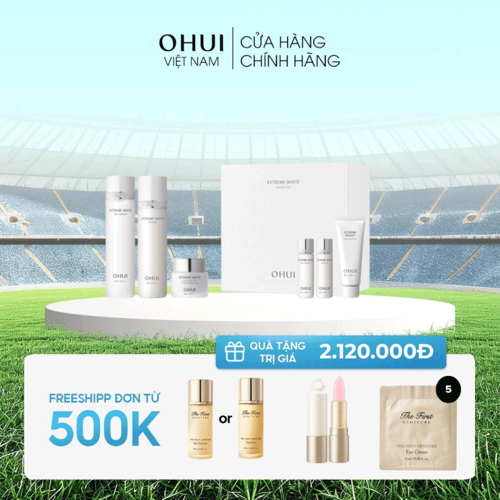 Bộ Dưỡng Da Ohui Extreme White 3pcs Special Set