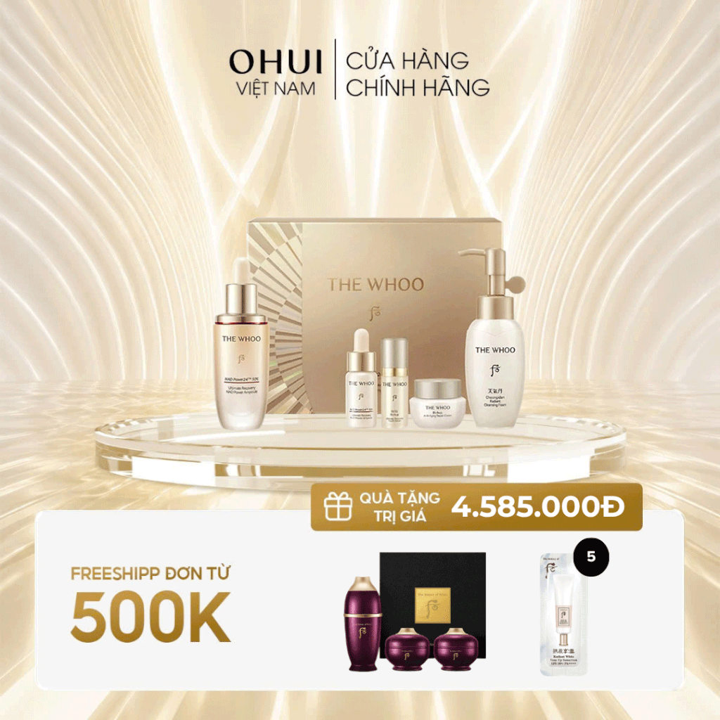 Bộ Dưỡng Da The Whoo Bichup NAD Power Ampoule 50ml Set