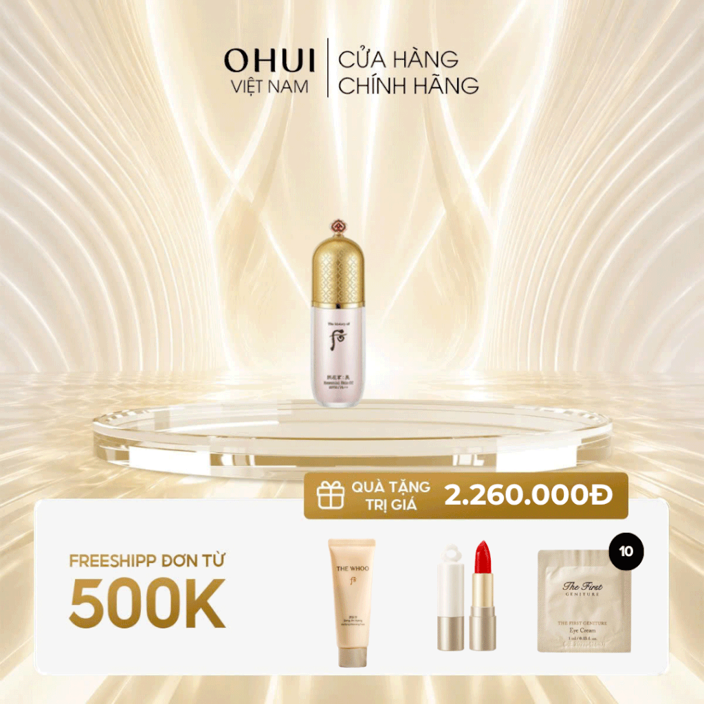 Kem Cc Trang Điểm Whoo Gongjinhyang Mi Essential Skin CC SPF30/PA++
