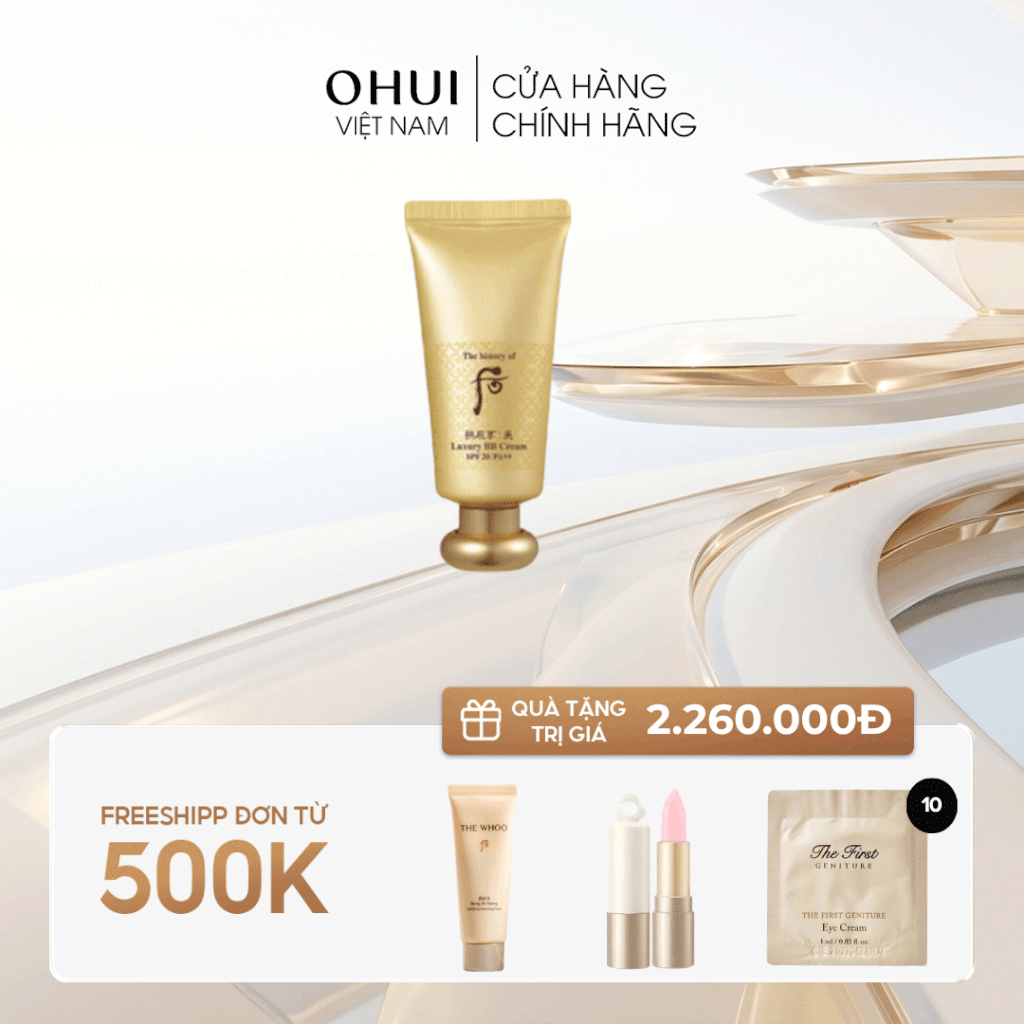 Kem Bb Trang Điểm Whoo Gongjinhyang Mi Luxury BB Cream SPF20/PA++