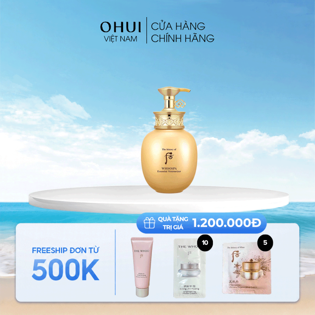 Sữa dưỡng thể Đông y WhooSpa Essential Moisturizer